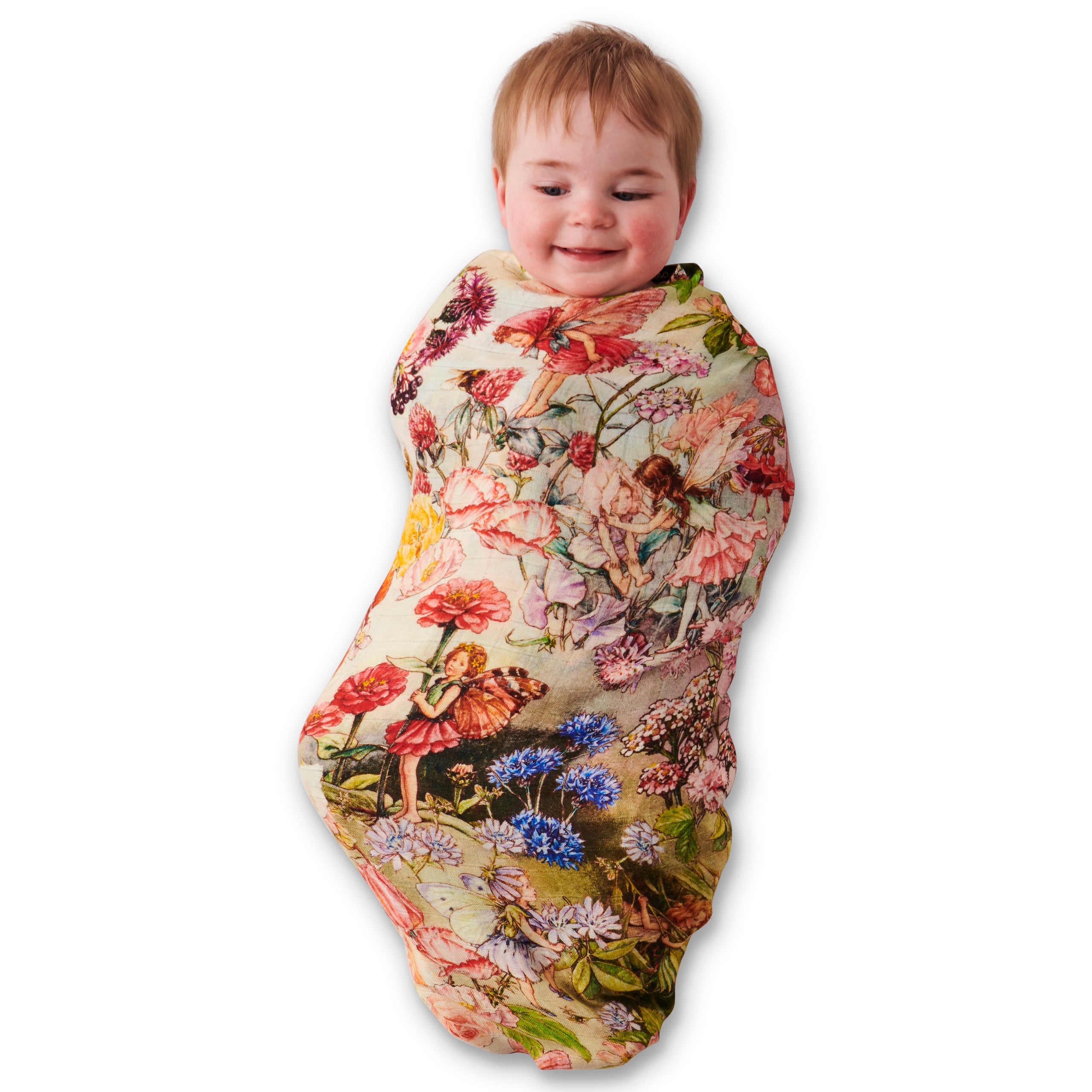 Kip & Co Swaddle Flower Fairies Make a Wish Floral Love, a