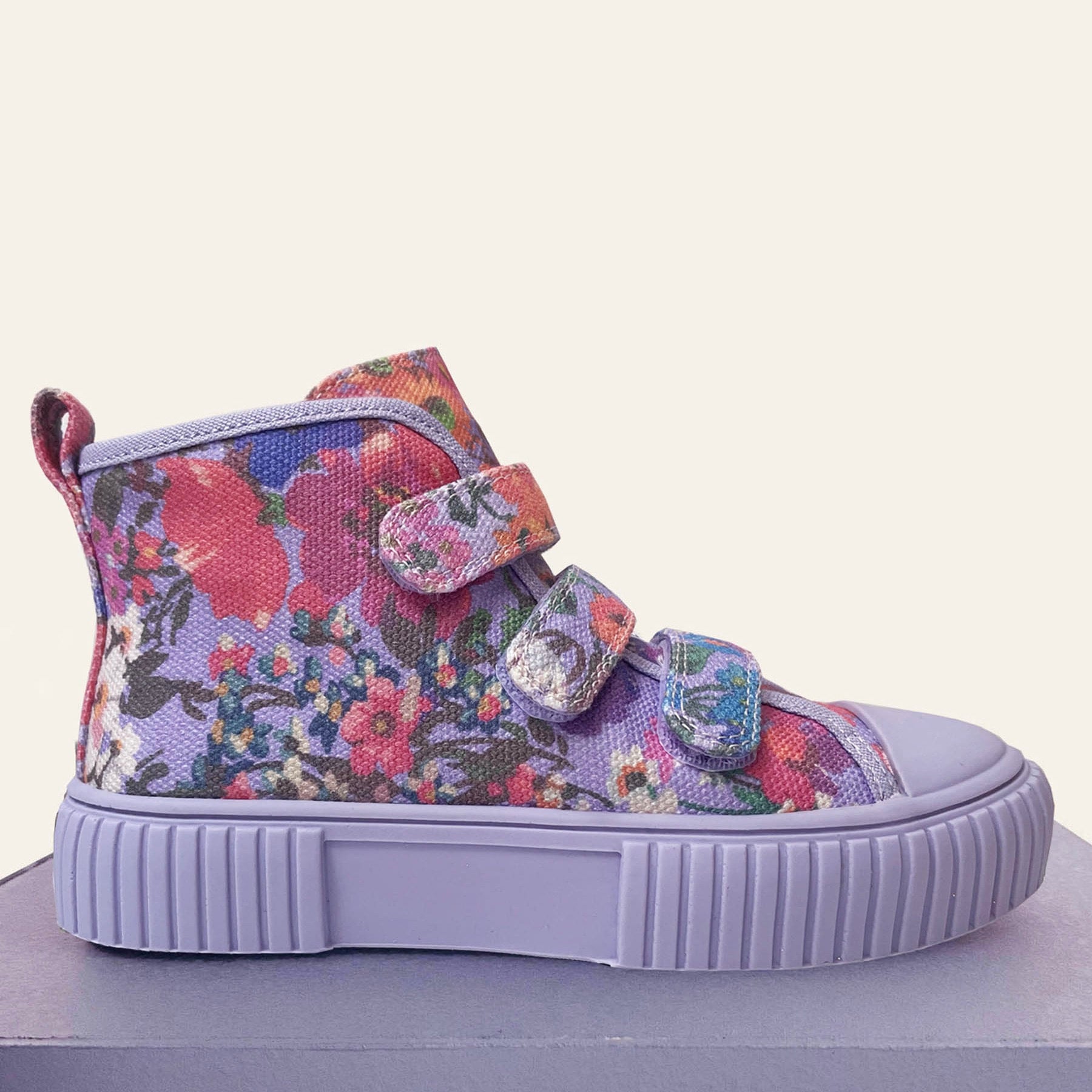 Piccolini x Kip&Co Forever Floral Lilac High Top Sneaker Floral Love